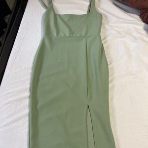 Nasty gal green midi dress
